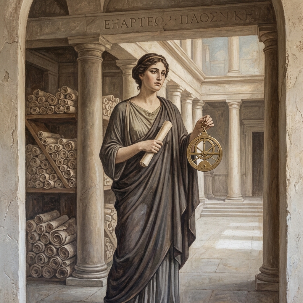 Portrait of Hypatia of Alexandria